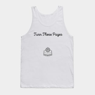 Turn Those Pages! Tank Top